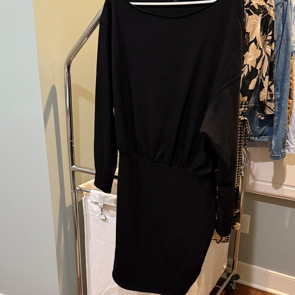 Express Black Long Sleeve Dress